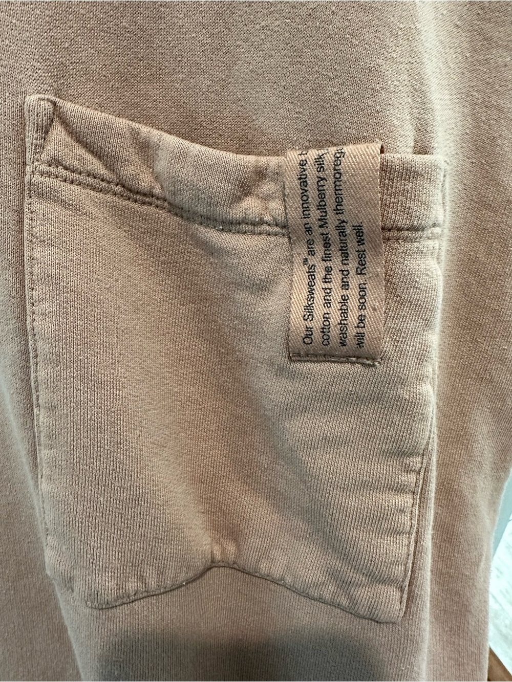 lunya luxury Women's Crewneck Sweatshirt Cotton, Modal & Silk - Picture 3 of 5